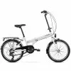 Arkus&Romet Folding Bicycle Arkus & Romet Wigry Eco, 20-inch (white) -Bicycles shop arkus romet wigry eco 2022 white 1