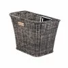 Bicycle Basket Basil Bremen Rattan Look, Dark Brown -Bicycles shop basil bremen rattan look fm bicycle basket front d