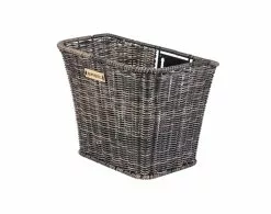 Bicycle Basket Basil Bremen Rattan Look, Dark Brown