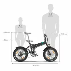 Electric Bicycle Fiido M21 (48 V / 11,6 Ah), Foldable 20 Electric Bicycle Fiido M21 (48 V / 11,6 Ah), Foldable -Bicycles shop elektrijalgratas fiido m21 12