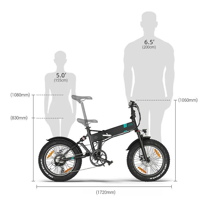 Electric Bicycle Fiido M21 (48 V / 11,6 Ah), Foldable 7 Electric Bicycle Fiido M21 (48 V / 11,6 Ah), Foldable - Image 5