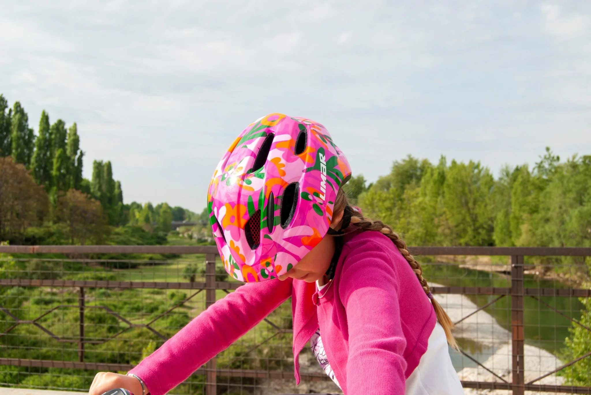 Limar Bicycle Helmet For Kids Kid Pro M Pink Foliage, 50-56 Cm 8 Limar Bicycle Helmet For Kids Kid Pro M Pink Foliage, 50-56 Cm - Image 6