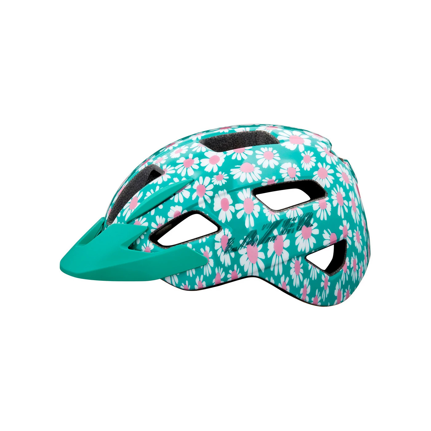Bicycle Helmet For Kids Lazer Gekko Green Flowers 5 Bicycle Helmet For Kids Lazer Gekko Green Flowers - Image 3