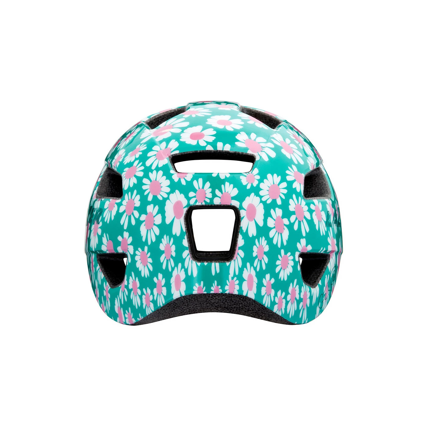 Bicycle Helmet For Kids Lazer Gekko Green Flowers 6 Bicycle Helmet For Kids Lazer Gekko Green Flowers - Image 4