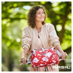 Handlebar Bag Basil Magnolia City Bag, 7 L 11 Handlebar Bag Basil Magnolia City Bag, 7 L -Bicycles shop lenksukott basil magnolia city bag 7l punane foto 1 1